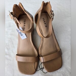 New Torrid Tan Women's Wedge Sandals